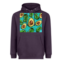 Plum avacadoblue tumbler Heavyweight Hoodie - BarkalooDesign