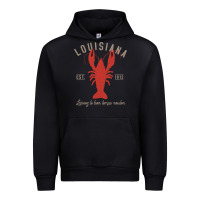 Black Louisiana Crawfish T Laissez le bon temps rouler Urban Hoodie - longCreatives