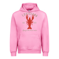 Fuchsia Pink Louisiana Crawfish T Laissez le bon temps rouler Urban Hoodie - longCreatives
