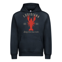 Navy Louisiana Crawfish T Laissez le bon temps rouler Urban Hoodie - longCreatives