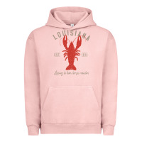 Pigment Salmon Louisiana Crawfish T Laissez le bon temps rouler Urban Hoodie - longCreatives