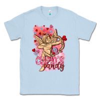 Dusty Blue Cupids candy with candies Valentine's Day Classic Tee - HowdyJamesFarm