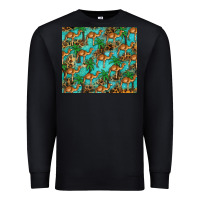 Black camel leopard Premium Sweatshirt - BarkalooDesign