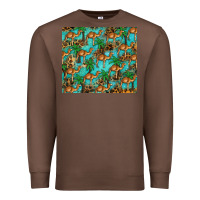 Chestnut camel leopard Premium Sweatshirt - BarkalooDesign