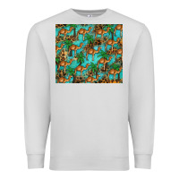 Dove Grey camel leopard Premium Sweatshirt - BarkalooDesign