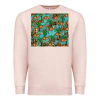 Pale Pink camel leopard Premium Sweatshirt - BarkalooDesign