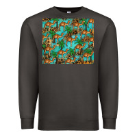 Smoke camel leopard Premium Sweatshirt - BarkalooDesign