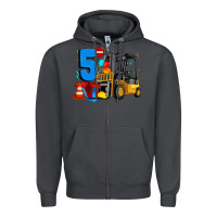 Smoke forklift birthday five Zipper Hoodie - Artiststas