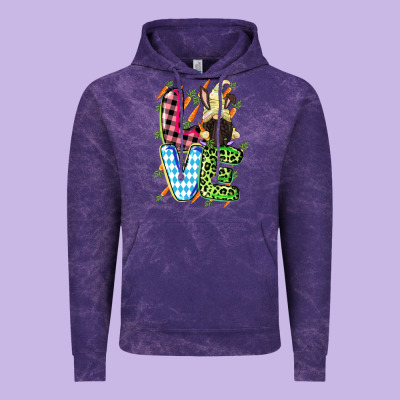 Love Easter Gnome Easter Day Vintage Hoodie Designed By Cowgirlartshop
