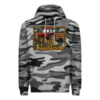 Slate Camo Merry Christmas Farm Tractor Premium Hoodie - RanaPortraitStore