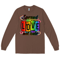 Chestnut spread love not hate Long Sleeve Tee - OliviaCreatesArt
