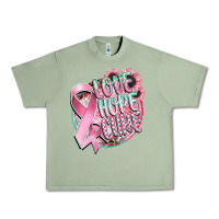 Oil Green love hope cure Urban Heavy Tee - CowGirlArtShop