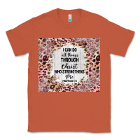 Copper i can do all things with leopard and glitter Classic Tee - TumblerDesignByShophia