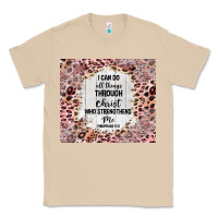 Mushroom i can do all things with leopard and glitter Classic Tee - TumblerDesignByShophia