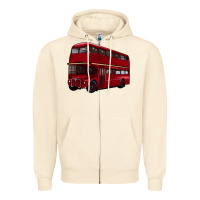 Sandshell double decker bus Zipper Hoodie - Artiststas