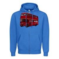 True Royal double decker bus Zipper Hoodie - Artiststas