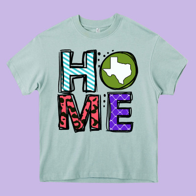 Texas Home Heavy Core Tee Designed By Bettercallsaul