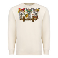 Sandshell 3 alpacas Premium Sweatshirt - BarkalooDesign