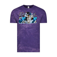 Cloud Purple let it snow Vintage Tee - CowGirlArtShop