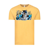 Vintage Mustard let it snow Vintage Tee - CowGirlArtShop
