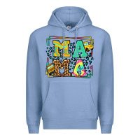 Colony Blue School bus driver mama Mother's day Premium Hoodie - LillyAllenDesigns