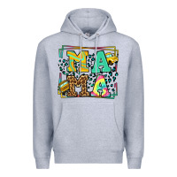 Heather Grey School bus driver mama Mother's day Premium Hoodie - LillyAllenDesigns