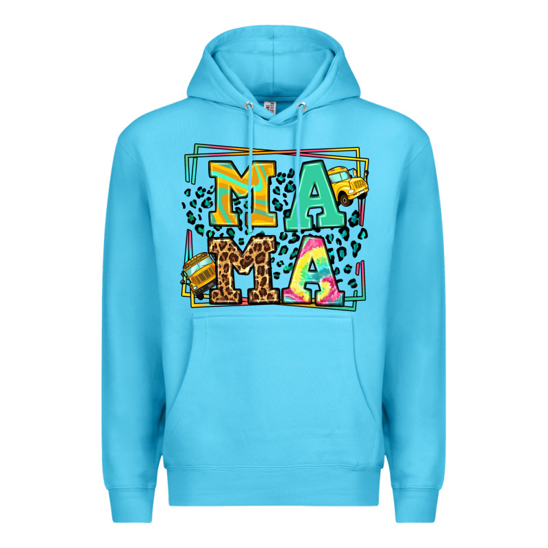 School Bus Driver Mama Mother's Day Premium Hoodie by LillyAllenDesigns | Teevron