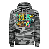Slate Camo School bus driver mama Mother's day Premium Hoodie - LillyAllenDesigns
