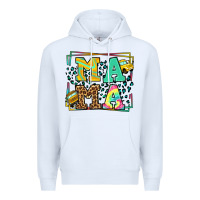 White School bus driver mama Mother's day Premium Hoodie - LillyAllenDesigns