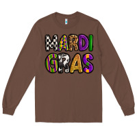 Chestnut mardi gras copy Long Sleeve Tee - OliviaCreatesArt