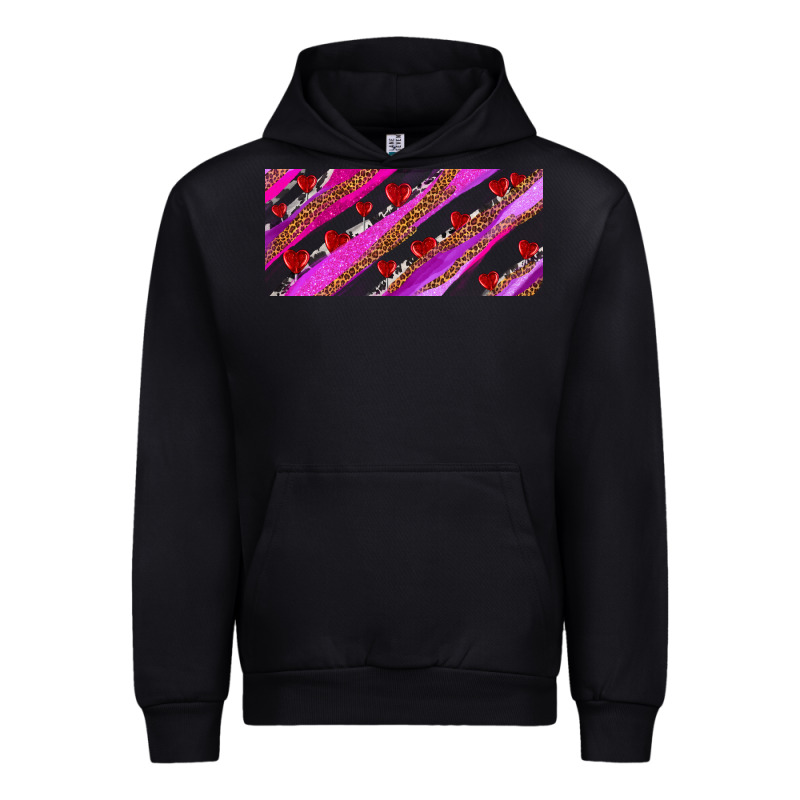Leopar And Cowhide With Heart Candies Urban Hoodie by AdoDesignShop | Teevron