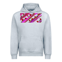Heather Grey leopar and cowhide with heart candies Urban Hoodie - AdoDesignShop