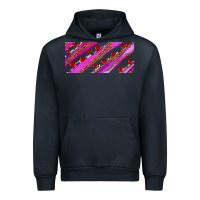 Navy leopar and cowhide with heart candies Urban Hoodie - AdoDesignShop