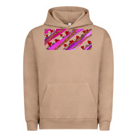Pigment Burro leopar and cowhide with heart candies Urban Hoodie - AdoDesignShop