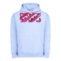 Pigment Grape Ice leopar and cowhide with heart candies Urban Hoodie - AdoDesignShop
