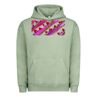 Pigment Oil Green leopar and cowhide with heart candies Urban Hoodie - AdoDesignShop