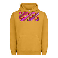 Pigment Peanut Butter leopar and cowhide with heart candies Urban Hoodie - AdoDesignShop