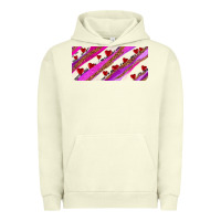 Pigment Pistachio leopar and cowhide with heart candies Urban Hoodie - AdoDesignShop