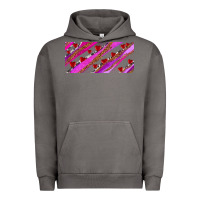 Pigment Tornado leopar and cowhide with heart candies Urban Hoodie - AdoDesignShop