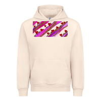 Sandshell leopar and cowhide with heart candies Urban Hoodie - AdoDesignShop