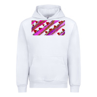 White leopar and cowhide with heart candies Urban Hoodie - AdoDesignShop
