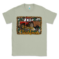 Matcha Merry Christmas Farm Tractor Classic Tee - RanaPortraitStore