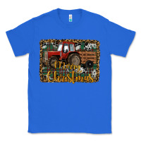 True Royal Merry Christmas Farm Tractor Classic Tee - RanaPortraitStore