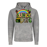 Cloud Rock Lucky dog St. Patrick's Day Vintage Hoodie - CowGirlArtShop