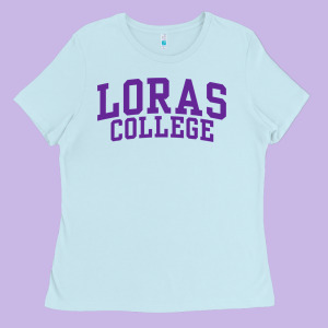 Loras College Oc1330 Ladies Tee Designed By Longcreatives