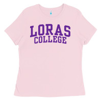 Bubblegum Pink Loras College OC1330 Ladies Tee - longCreatives
