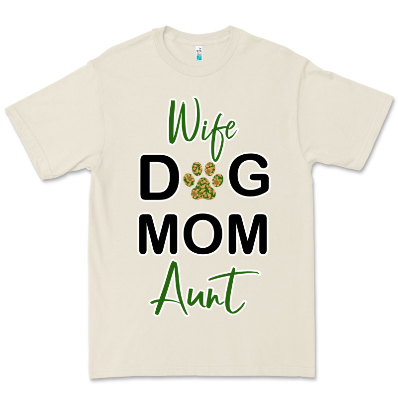 Wife Dog Mom Aunt Premium Tee by Bettercallsaul | Teevron