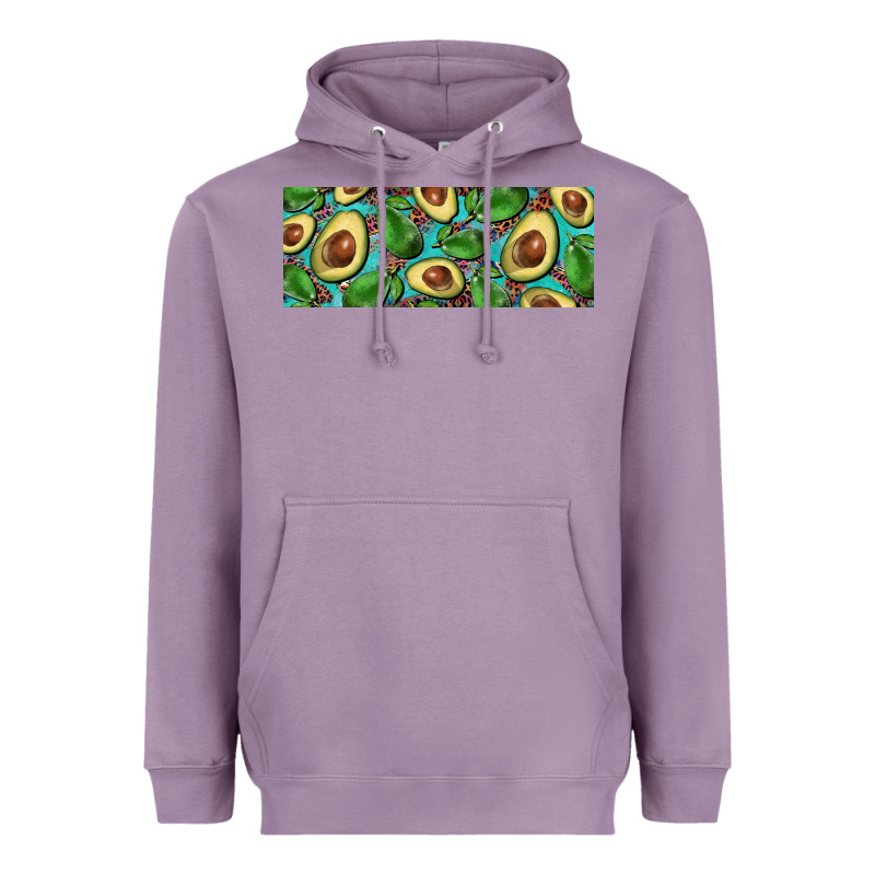 Avacado With Turquoise And Leopard Background 11 Oz Mug Heavyweight Hoodie by BarkalooDesign | Teevron