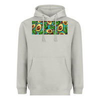 Moon Dust avacado with turquoise and leopard background 11 oz mug Heavyweight Hoodie - BarkalooDesign