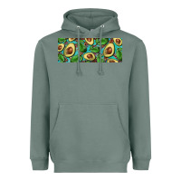 Sage avacado with turquoise and leopard background 11 oz mug Heavyweight Hoodie - BarkalooDesign